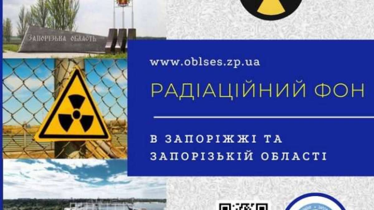 Радіаційний фон на території Запорізької області  (на 8.00 03.03.2023 р.)