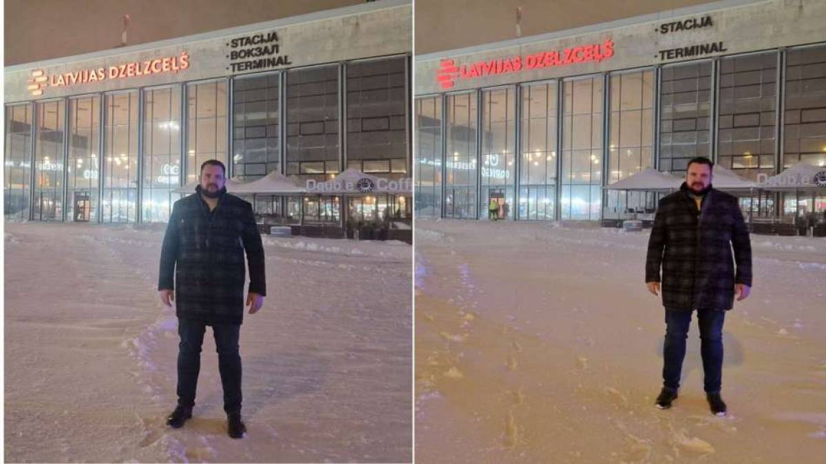 Із залізничного вокзалу Риги прибрали надпис російською