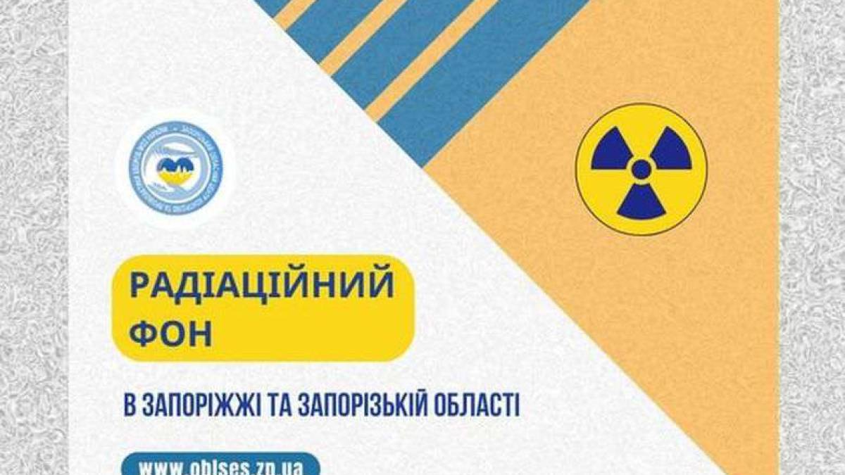 Радіаційний фон на території Запорізької області (на 8.00 04.03.2023 р.)