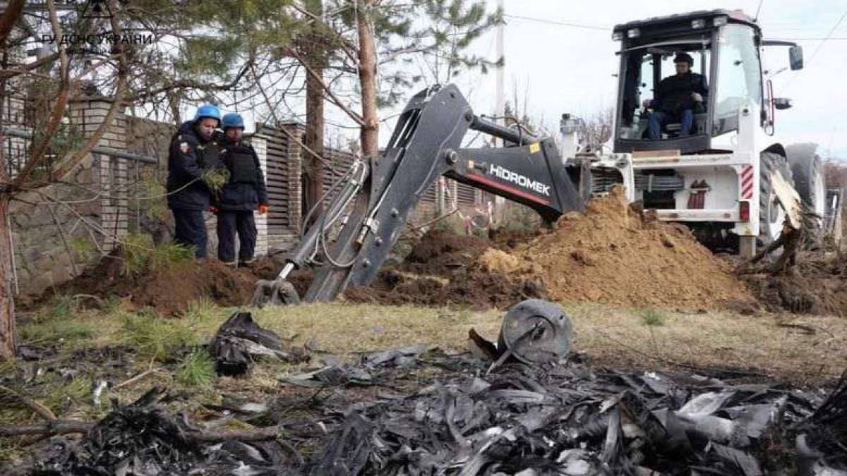 У Запоріжжі піротехніки знищили бойову частину дрону-камікадзе: ГУ ДСНС України