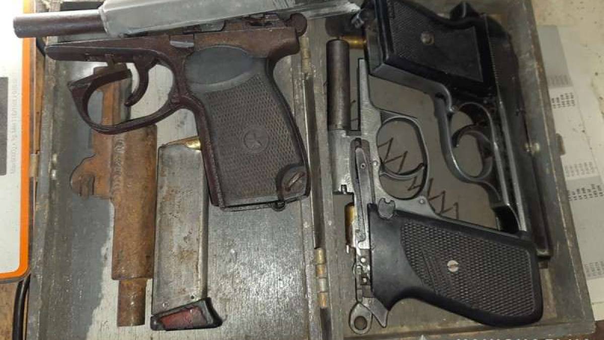 Запорізькі поліцейські вилучили у мешканця Вільнянська зброю та наркотики