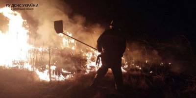 Рятувальники Запорізької області ліквідували 3 пожежі на відкритих територіях