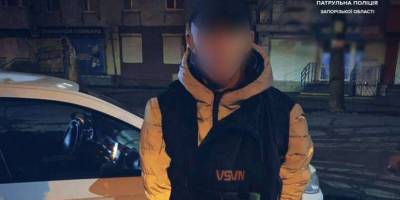 У Запоріжжі патрульні оперативно затримали грабіжника