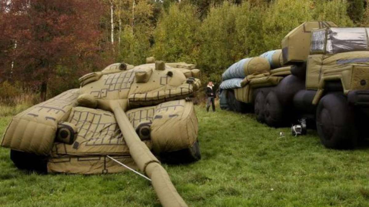 На Запорожье армия рф использует надувные танки в ожидании контратаки ВСУ