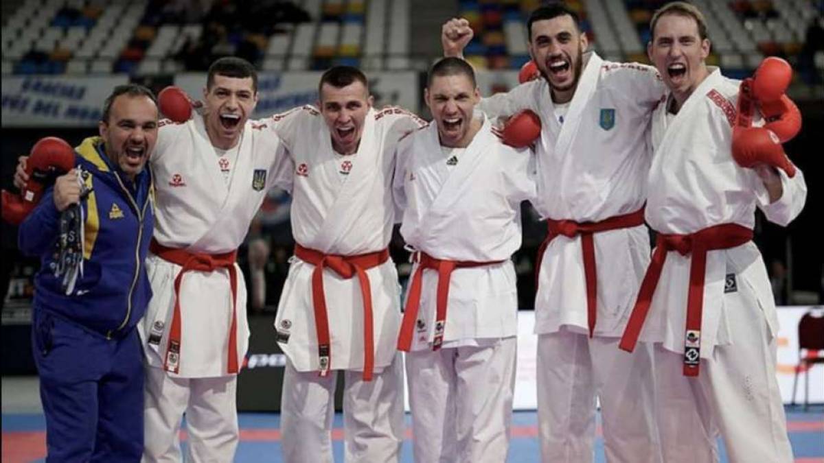 Вперше в історії: чоловіча збірна України з карате виграла “золото” на чемпіонаті Європи