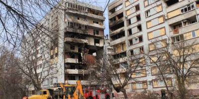 Мешканка Запоріжжя розповіла, як виглядає її квартира у будинку, розстріляному рашистами 22 березня
