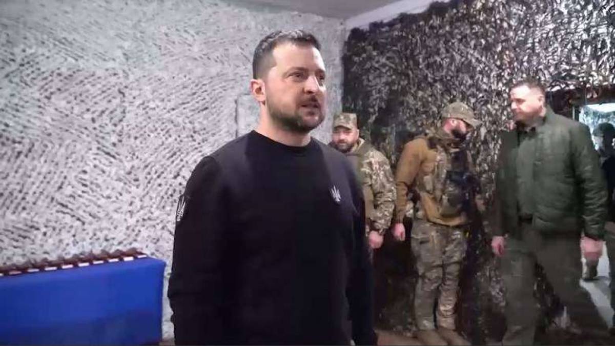 Президент Володимир Зеленський відвідав передові позиції у Запорізькій області