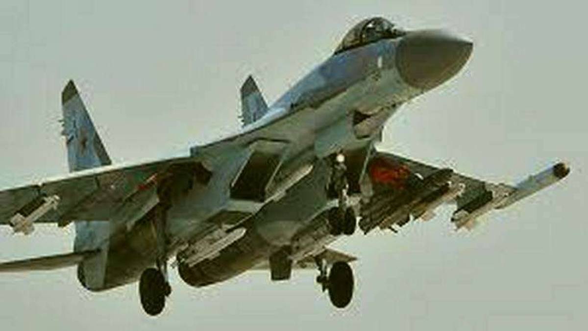 На Запоріжжі «приземлили» літак Су-35 російських фашистів