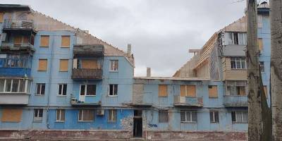 У Запоріжжі завершено консервацію пошкодженого під час ракетного обстрілу будинку (фото)