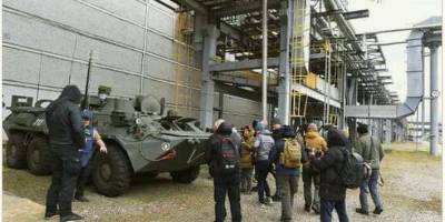 Яку техніку путлерівського вермахту побачив на Запорізькій АЕС генеральний директор МАГАТЕ (фото)