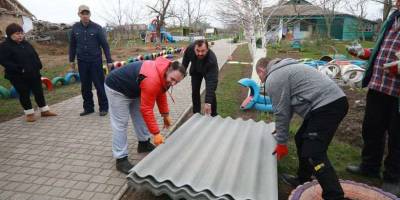 Громада Запорізького району отримала будівельні матеріали для ліквідації наслідків ранкового обстрілу