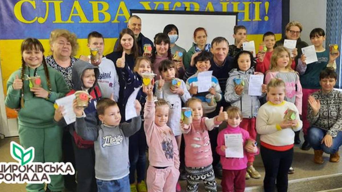 У дітей із запорізьких сіл Широке та Відрадне побувала у гостях «Школа пана Економа»