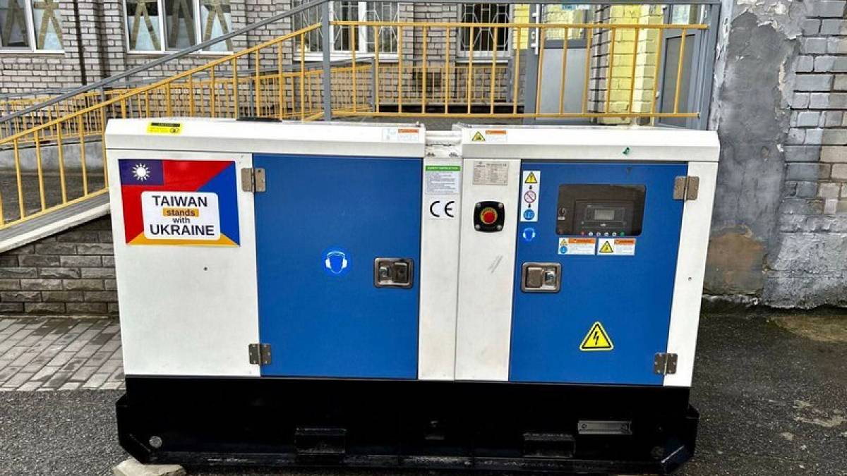 Запоріжжя отримало від уряду столиці Тайваню 31 потужний генератор