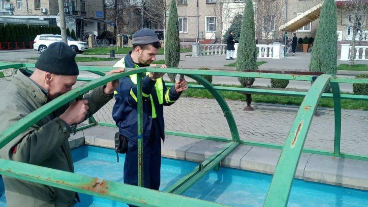 У Запоріжжі готуються до сезону фонтанів