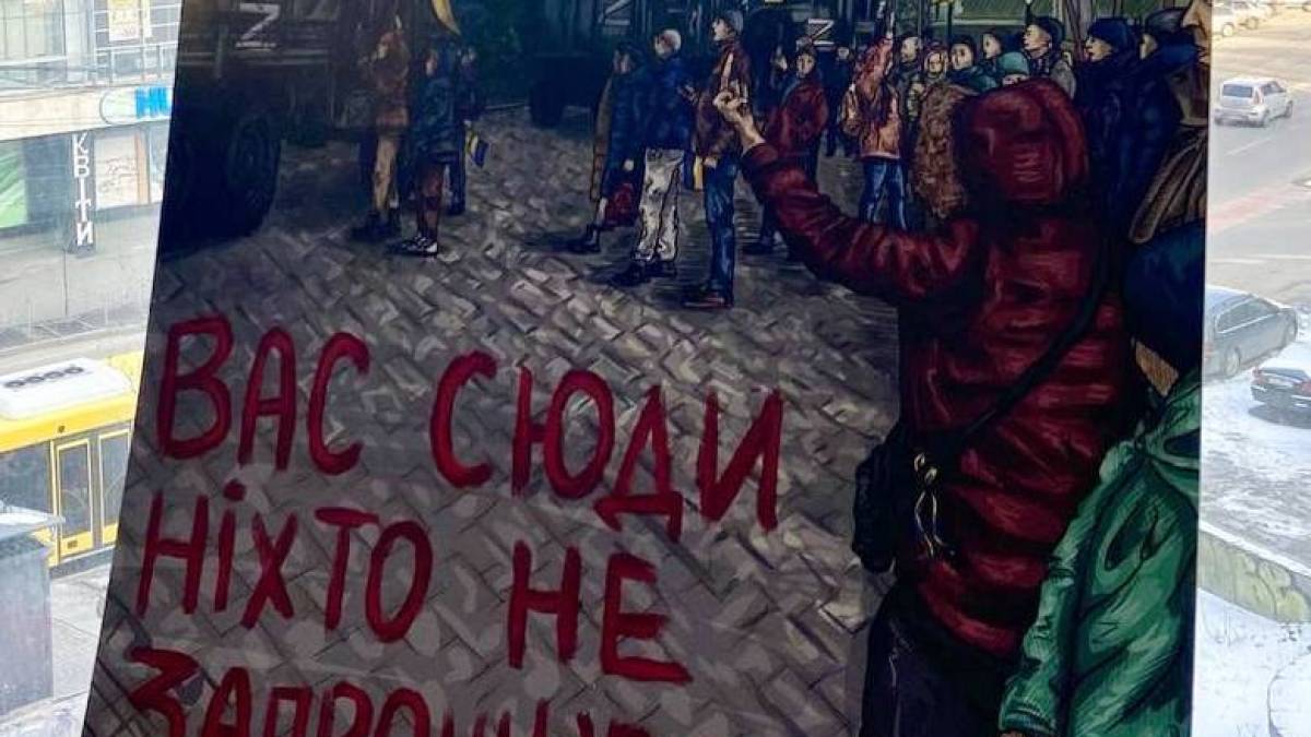Художниця з Бердянська через картини розповідає світу про спротив своїх земляків у окупації
