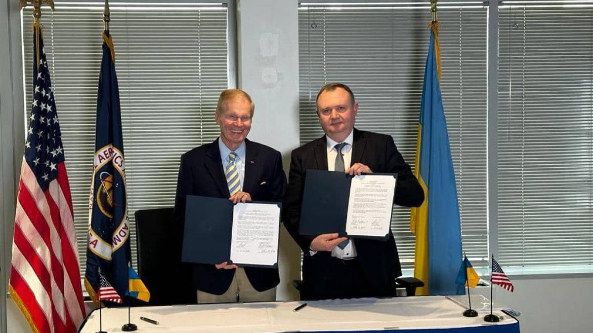 NASA і Космічне агентство України підписали спільну заяву про нові можливості для нашої ракетно-космічної галузі