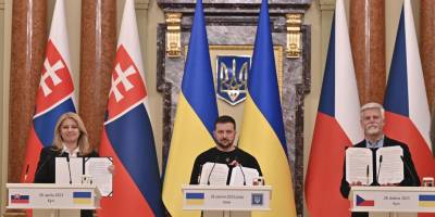 Президенти України, Чехії та Словаччини підписали спільну декларацію