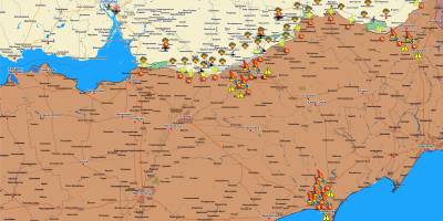 Запорізький напрямок (мапа обстрілів, оновлення)