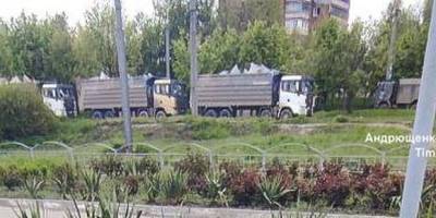 У Запорізьку область ворог переганяє через Маріуполь колони машин із зубами дракона