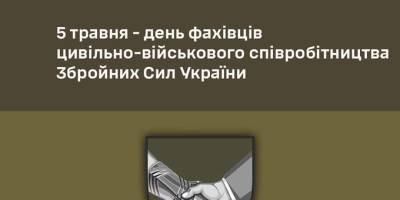 5 травня. Цей день в Україні та світі – День фахівців ЦВС ЗС України