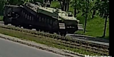 У Запорізьку область рашисти перекидають через Маріуполь важку гусеничну техніку