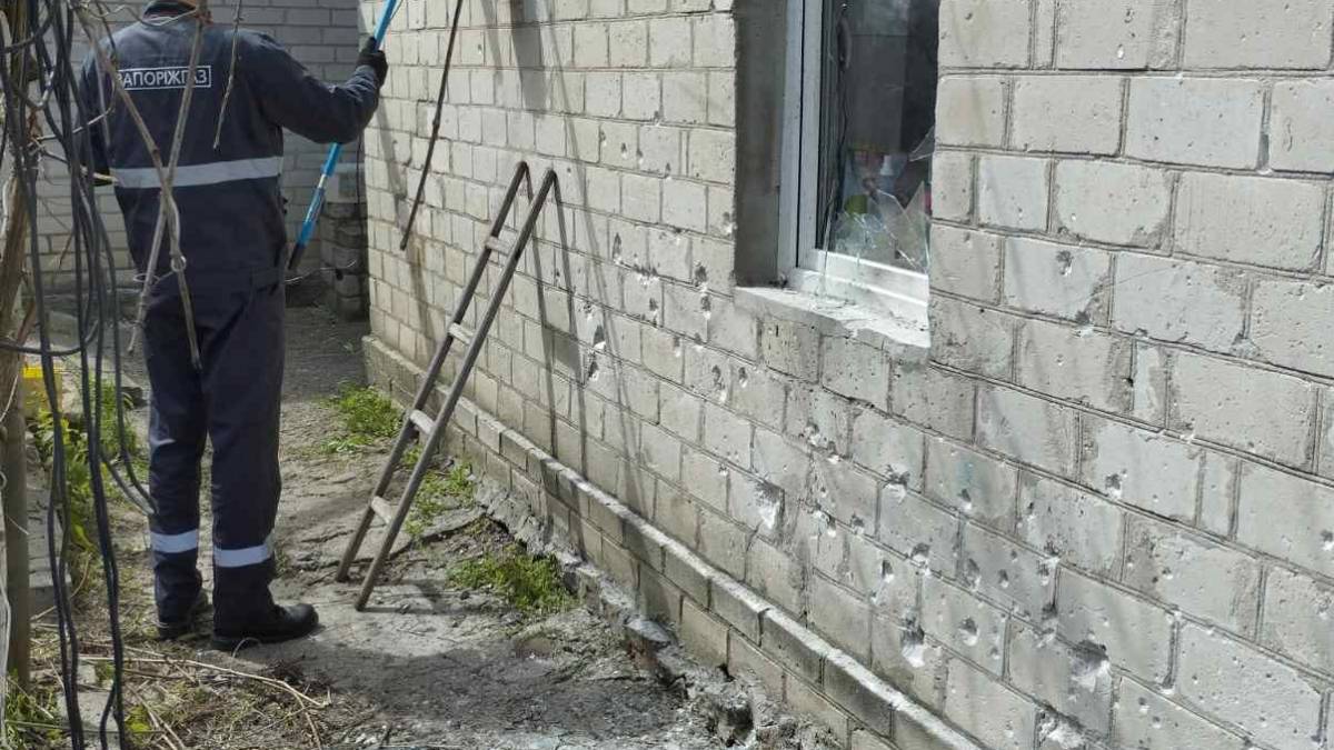 У Запорізькому районі обстрілами пошкоджено два газопроводи