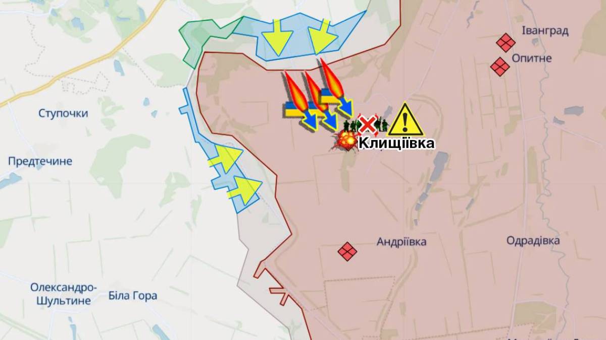 «Земля бетоном» командному пункту рашистів у Кліщіївці