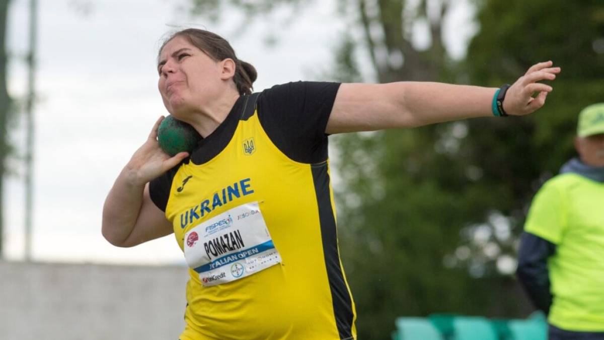 Запорізька паралімпійка Марія Помазан завоювала золоту медаль на Гран-прі в Італії