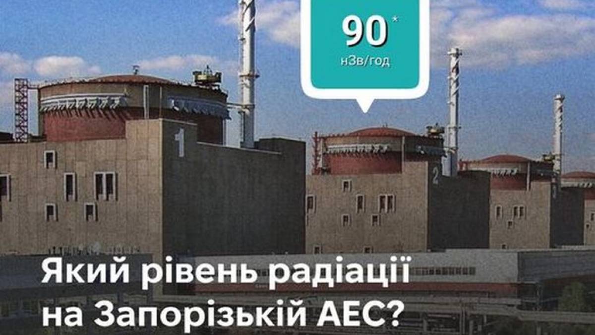 За радіаційним фоном на Запорізькій атомній станції можна стежити в режимі онлайн