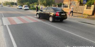 У Запорізькому районі водій легковика скоїв наїзд на 12-річну дівчинку