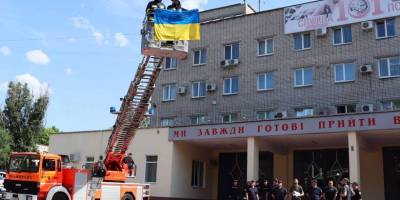 Мелітополь отримав із Німеччини сучасну пожежну машину, яка поки що працюватиме у Запоріжжі