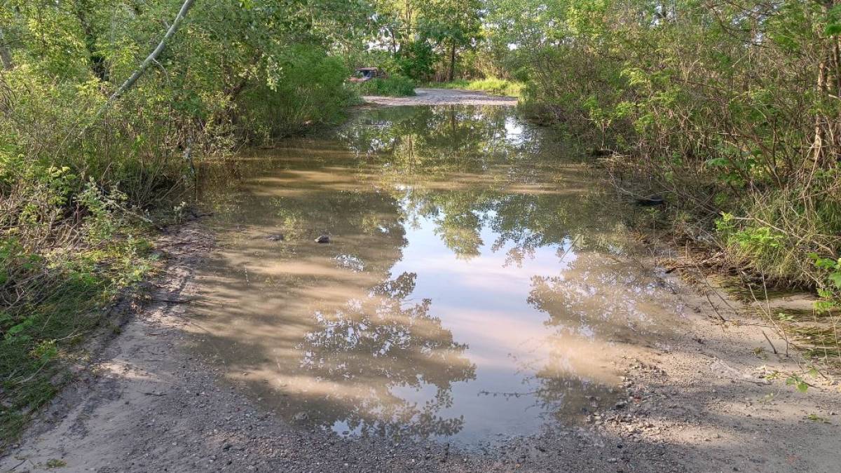 Під Запоріжжям затопило єдину дорогу на популярне місце відпочинку