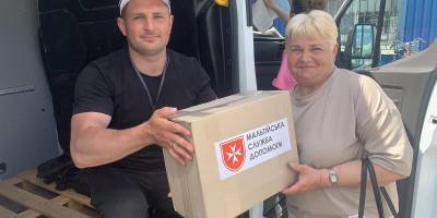 Команда Карітас Запоріжжя надала продуктову допомогу мешканцям прифронтової громади