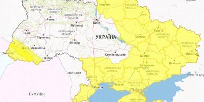 В Україні оголосили штормове попередження (карта)