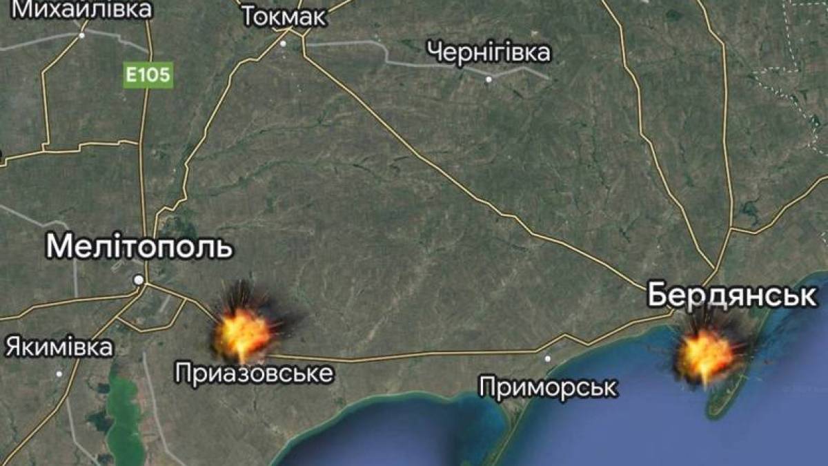 На Запоріжжі вибухи пролунали в окупованому селищі, де знаходиться приватний аеродром гауляйтера балицького