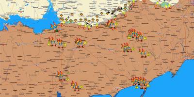 Запорізький напрямок (мапа обстрілів, оновлення)