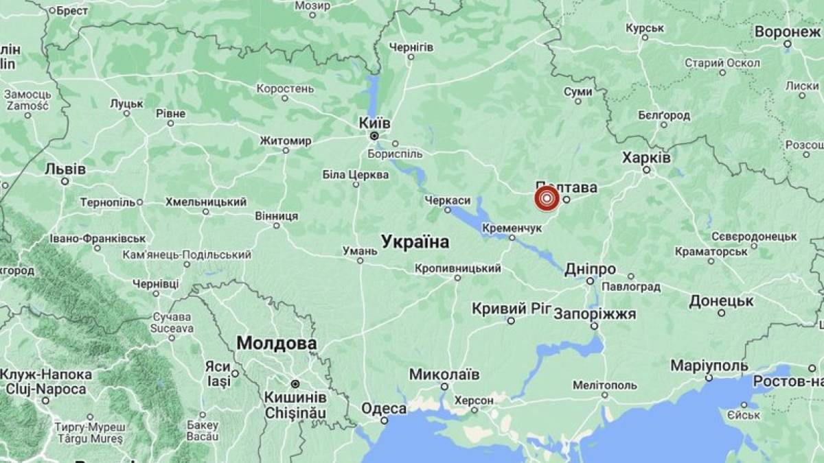У Полтавській області зафіксовано землетрус