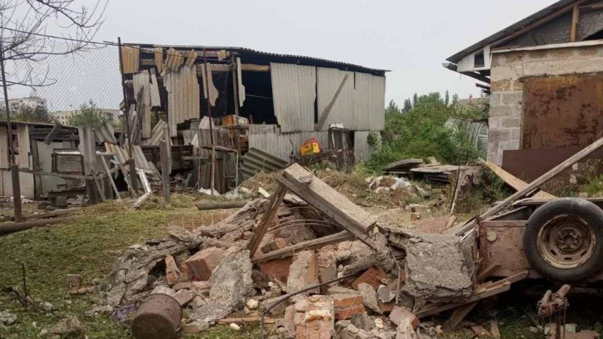 На Запоріжжі окупанти обстріляли з «градів» Степногірськ: поранено двох місцевих жителів