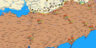 Запорізький напрямок (мапа обстрілів, оновлення)