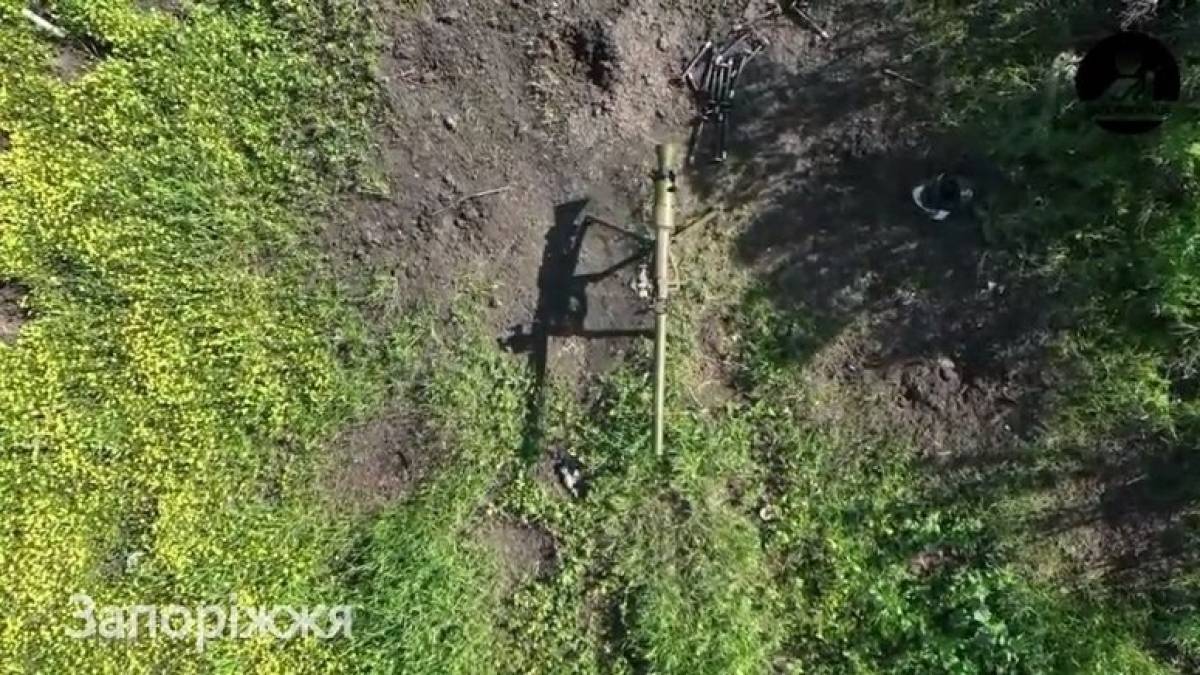На Запорізькому напрямку дрон ЗСУ знищив гранатомет ворога (фото)