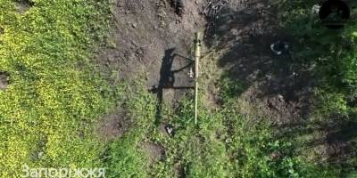 На Запорізькому напрямку дрон ЗСУ знищив гранатомет ворога (фото)