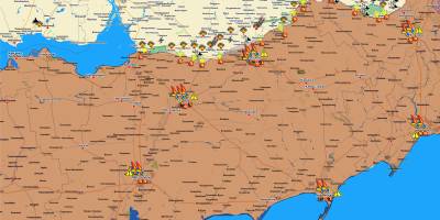 Запорізький напрямок (мапа обстрілів, оновлення)