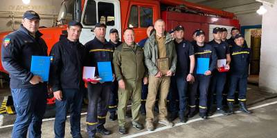 Рятувальники з Комишувахи отримали почесні відзнаки