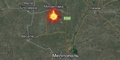 У Запорізькій області вибухнув автомобіль із зрадниками