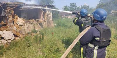 На Запоріжжі після ворожих обстрілів у прифронтових населених пунктах сталися 2 пожежі