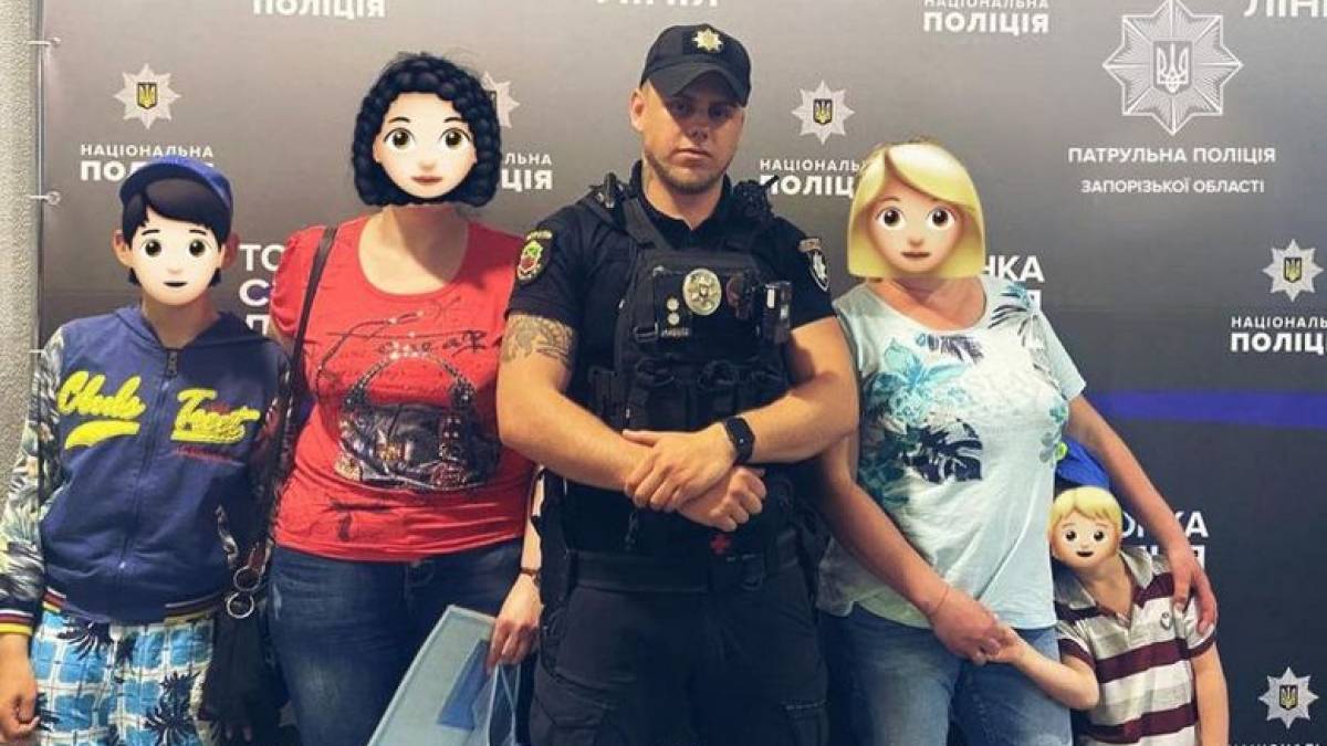 У Запоріжжі патрульні розшукали і повернули батькам дітей, які  загубилися