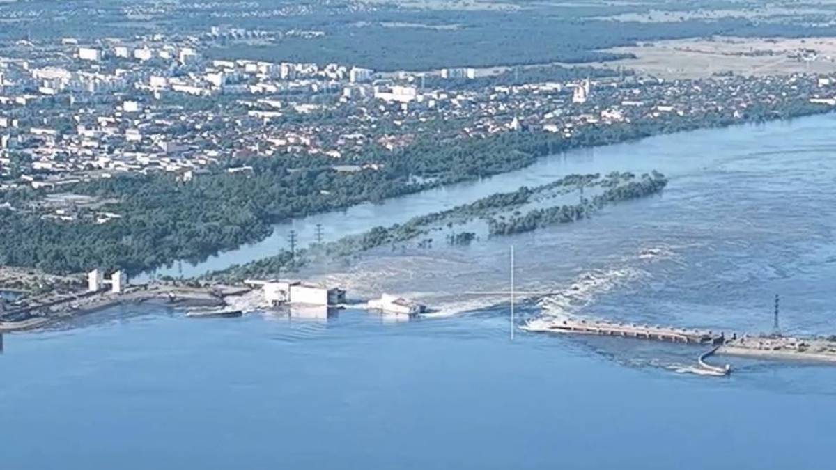 Води Каховського водосховища вільно течуть до Чорного моря