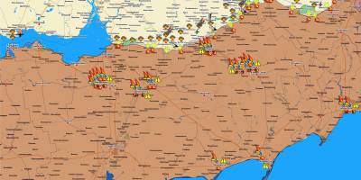 Запорізький напрямок (мапа обстрілів, оновлення)