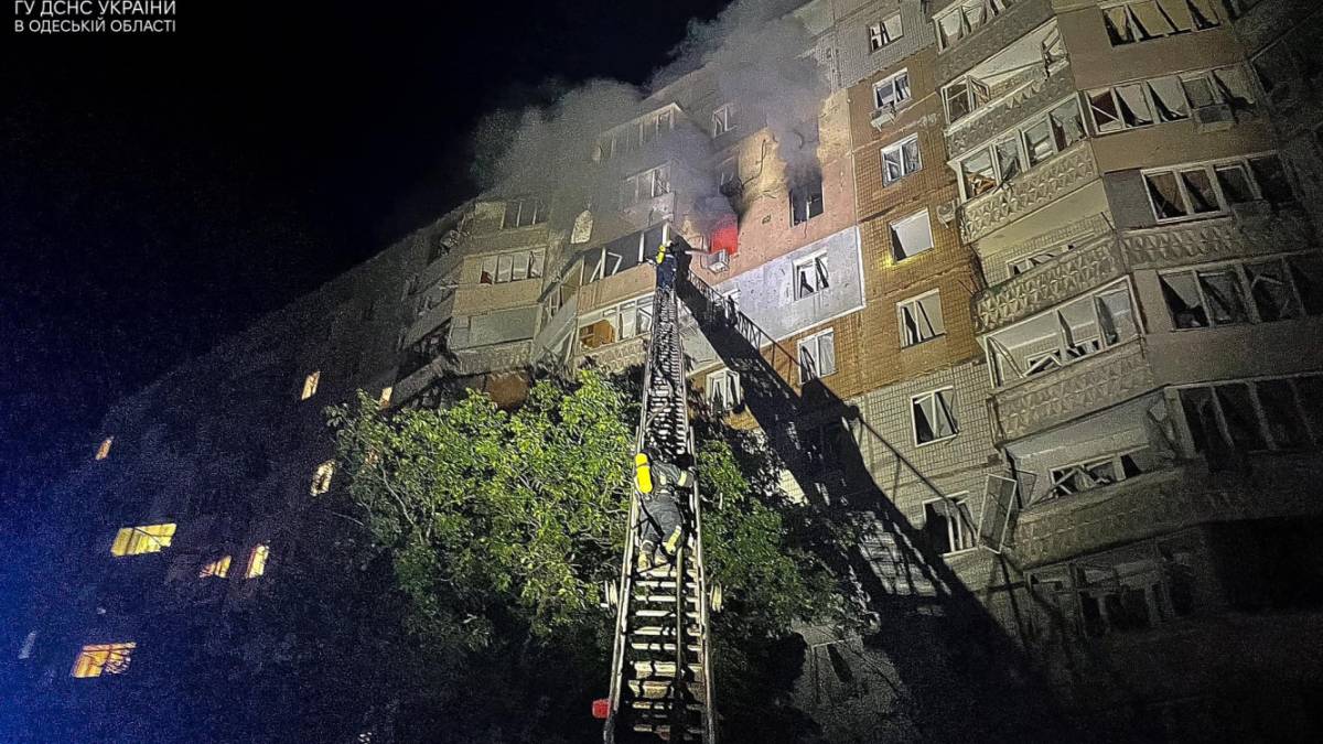 Над Одесою вночі збили вісім ворожих дронів і дві ракети