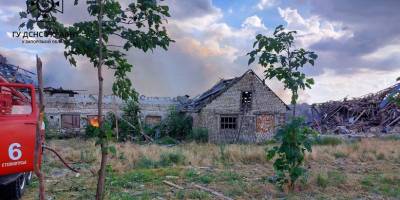 На Запоріжжі внаслідок ворожих обстрілів виникли 4 пожежі